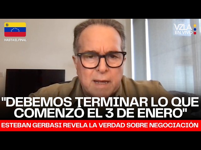 🇻🇪 🚨 "NO MORE EXCUSES!": ESTEBAN GERBASI REVEALS THE TRUTH ABOUT THE AUGUST 1ST NEGOTIATIONS