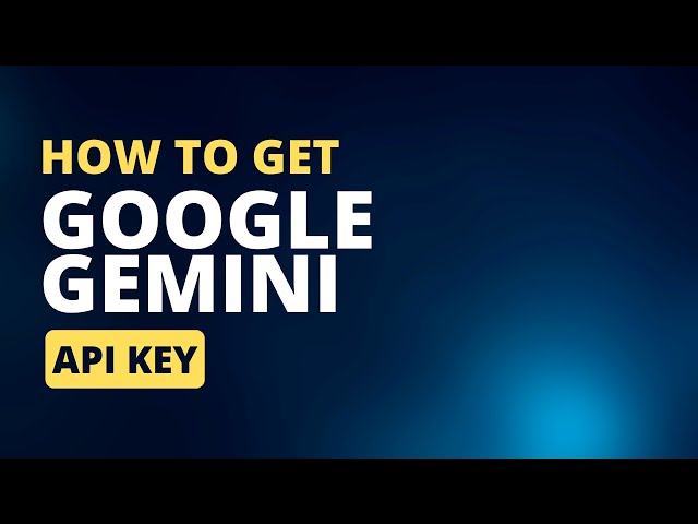 How to Get Google Gemini API Key #GoogleGeminiAPI #APITutorial #TechGuides