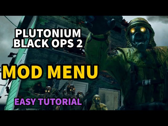 How to get a MOD MENU in PLUTONIUM BO2 - EASY TUTORIAL
