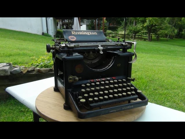 Remington Standard 12 Typewriter