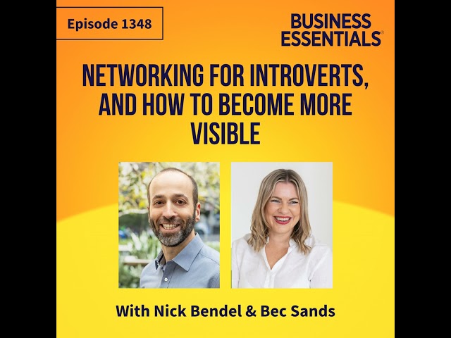 Networking for introverts, and how to become more visible