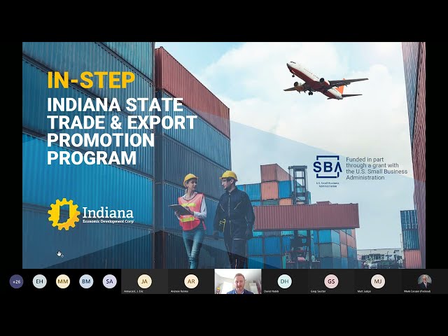 Indiana & US Export Assistance Grants & Program Guidelines for 2023 January 19, 2023, 12 00 PM 1 00