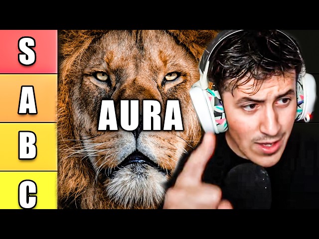 Tier List de Animales Por Su Aura