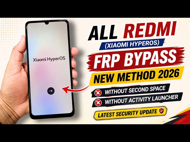 All Redmi FRP Bypass Android 13/14/15 | How To Bypass Redmi / Poco / Xiaomi | Without Second Space