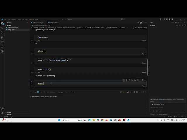 Master Python Strings | Indexing, Slicing, and Important String Functions