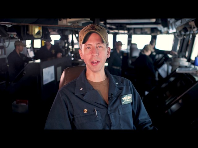 Life Aboard a U.S. Navy Destroyer - AT THE HELM