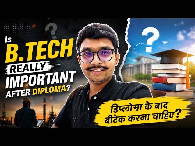 Is B.Tech Really Important After Diploma? Career Reality | Manish Mahato