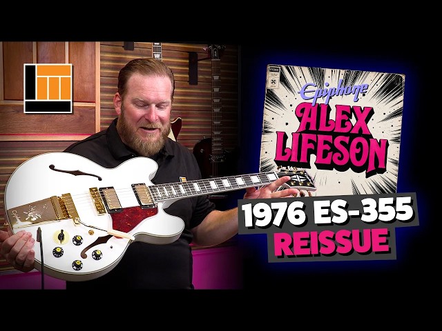 ALEX LIFESON'S New Epiphone 1976 ES-355 - STUNNING 🔥