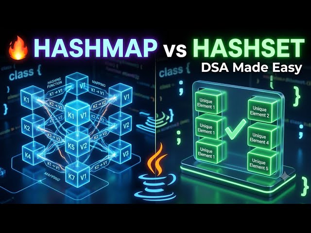 👉 HashMap vs HashSet in Java 🔥 | Difference, Examples & Interview Questions