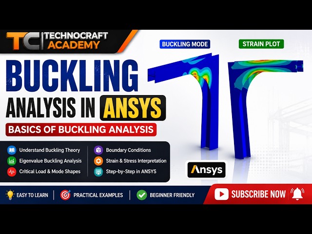 ANSYS Course Session 7.2 | Buckling Analysis in ANSYS | Basics of Buckling Analysis