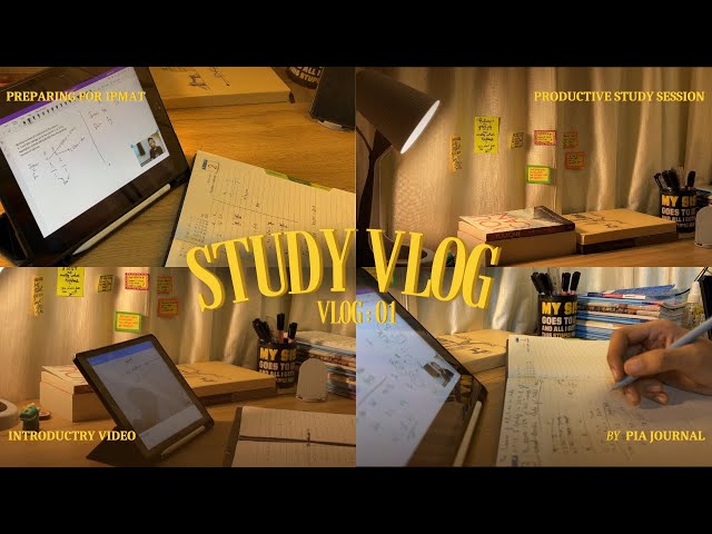 A day in life of IPMAT Aspirant | Dropper study vlog ☁️ | journey to IIM | starting my preparation
