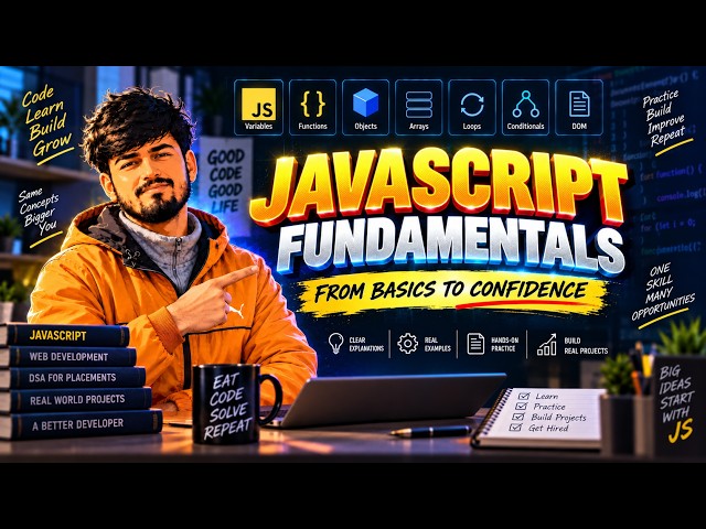 L9. JavaScript Fundamentals Part 8 | Hindi | Complete JavaScript Basics | Zero to Advanced