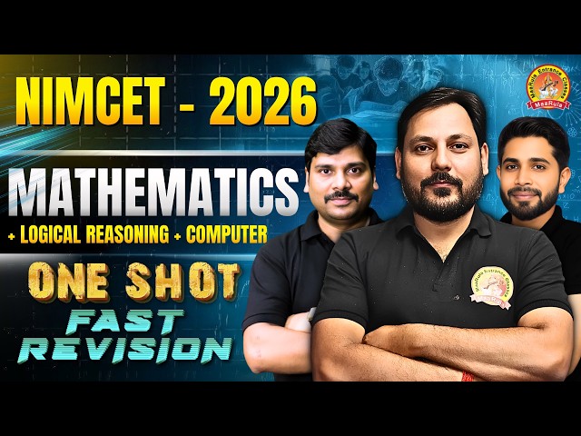 Maha Marathon | Mathematis + Computer + Reasoning | One Shot | Fast Revision #mahamarathon #nimcet