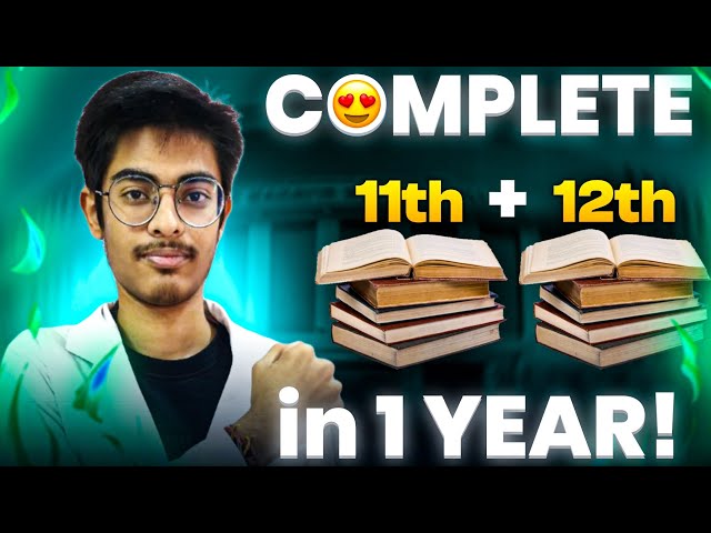 How to cover 11th with 12th in 1 year ⁉️NEET 2026‼️ By Vaibhav golani AIR 59 🔥‼️