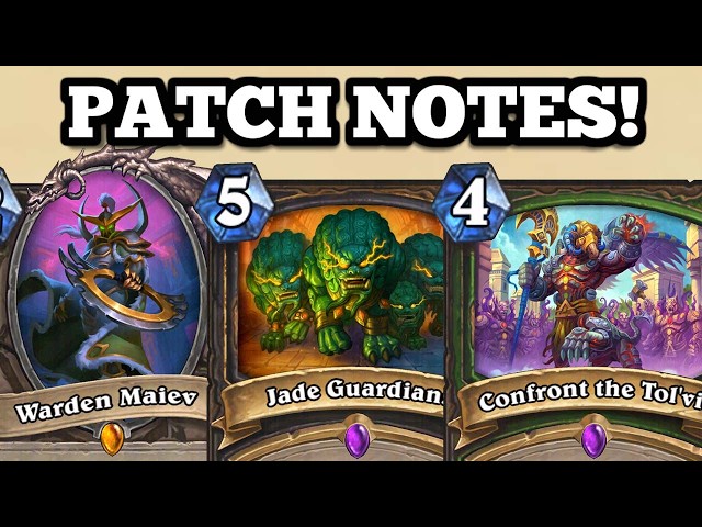 ALL NERFS AND BUFFS REVEALED! Tol’vir and Mug Shaman have been REWORKED!
