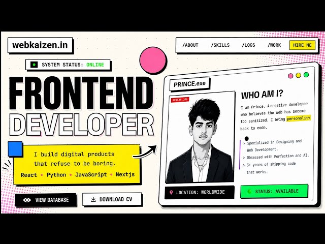 🚀 Portfolio-v2 – Built with HTML, CSS & JavaScript. 