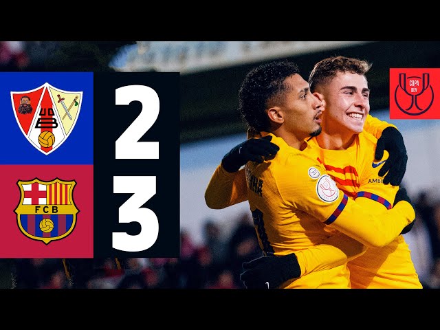 RESUMEN I BARBASTRO 2 vs 3 FC BARCELONA | COPA DEL REY 🏆🔵🔴