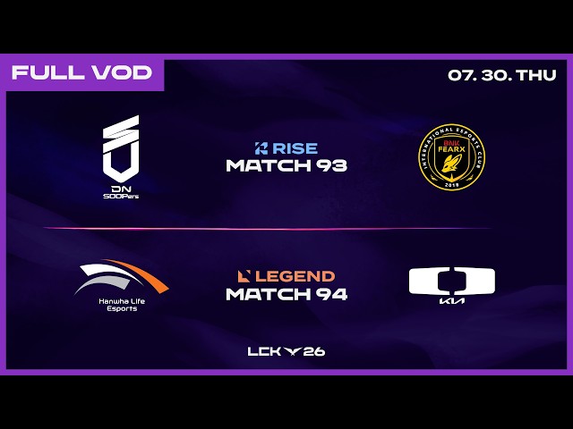 DNS vs BFX - HLE vs DK | 2026 LCK