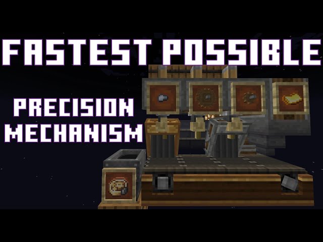 Fastest Precision Mechanism Possible - Minecraft: Create