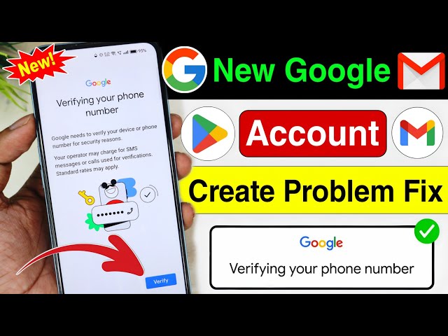 Google account verifying your phone number problem 2026 | verify your phone number problem