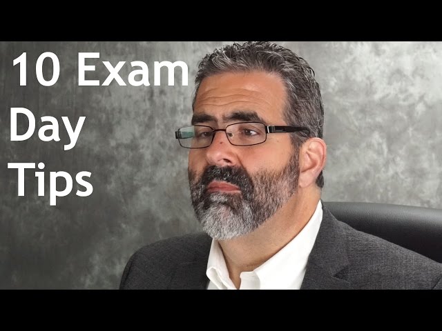 10 Exam Day Tips