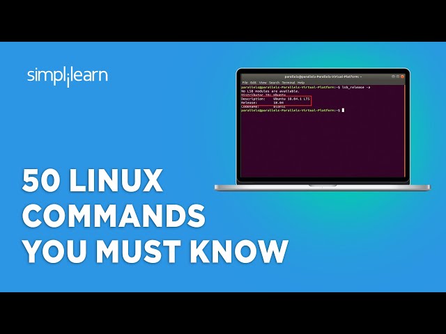 50 Linux Commands You Must Know ! | Linux Commands Cheat Sheet 2026 | Simplilearn