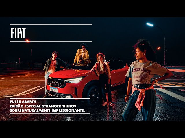 Pulse Abarth Edição Especial Stranger Things. Sobrenaturalmente Impressionante.