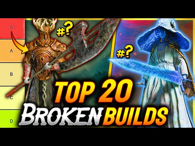 Elden Ring - NEW TOP 20 BEST BUILDS Ranked in 2025