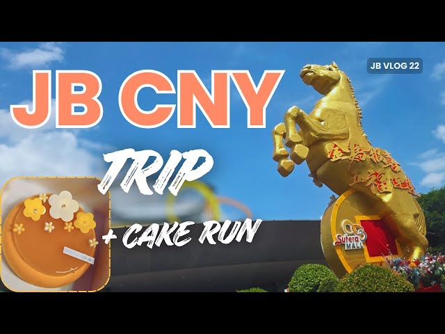 JB Day Trip 🇲🇾 | Sutera Mall CNY Shopping, Cafés & Birthday Cake