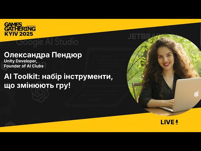 AI Toolkit: A game-changing set of tools! [Alexandra Pendyur, Unity Developer]