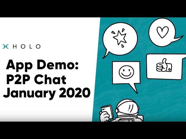 Holo Communities App Demo  - Peer to Peer Chat