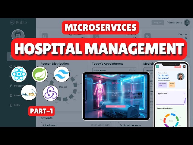 Hospital Management System using Springboot Microservices & React