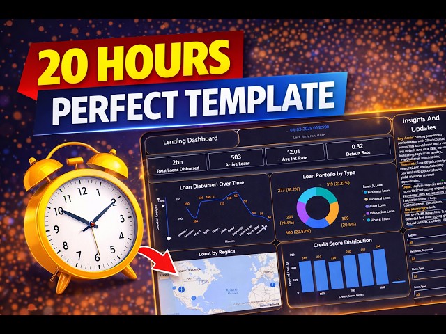 I spent 20 hours creating the 'Perfect' Power BI Template (Free Download)