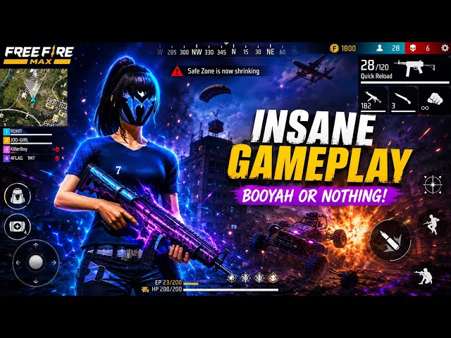 INSANE FF GAMEPLAY 🔥 | WATCH TILL THE END 😈 #FFMAX #FreeFire #Gaming #Shorts
