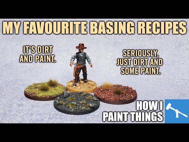 How I Base Things - Simple Basing, Easy Recipes [How I Paint Things]