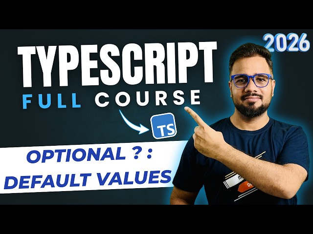 TypeScript Tutorial #24 - Optional & Default Parameters