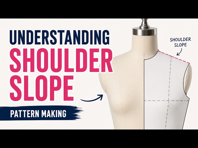 Explaining Shoulder Slope in Pattern Making | Perfect Drafting Tips