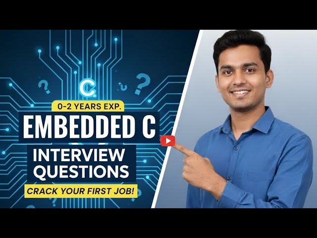 EMBEDDED C INTERVIEW QUESTIONS (0-2 YEARS EXP)