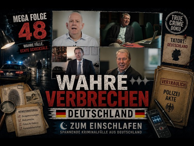 Wahre Verbrechen Deutschland 🌙 | Dunkle Fälle zum Einschlafen 🕸️🔬 | True Crime Doku – Mega Folge 64