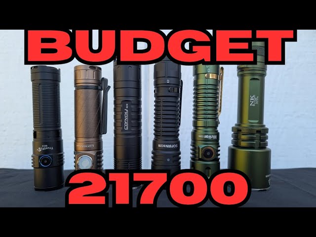 Best Budget 21700 Flashlight 2025? 6 Tested!