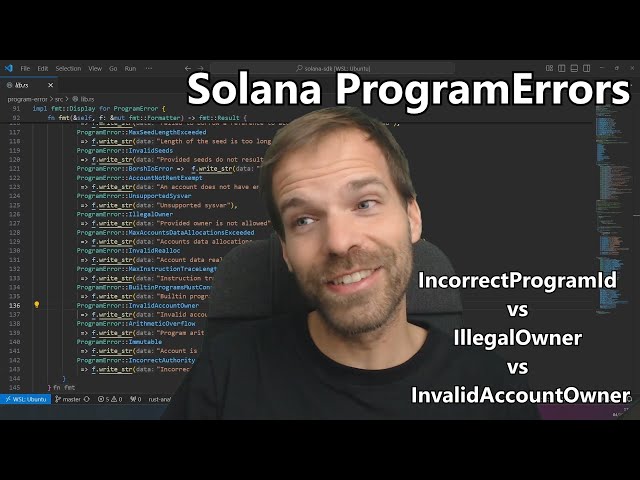 Solana Program Errors Deep Dive [Solana Tutorial] - Oct 4th '25