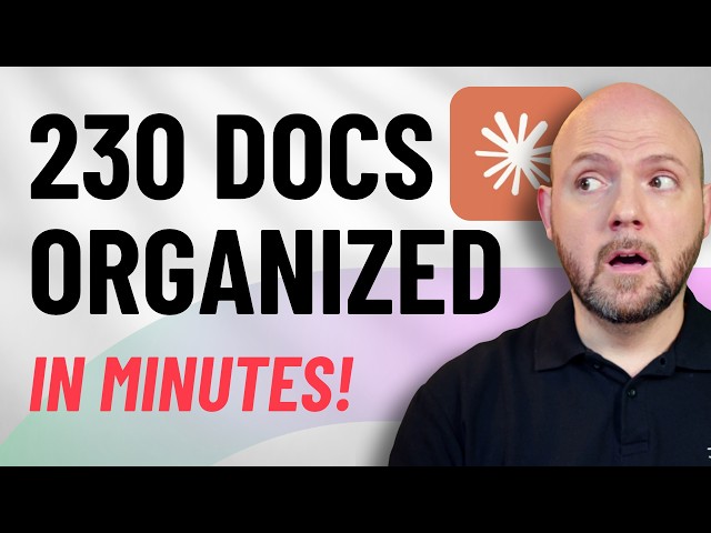FINALLY! AI-assisted Document Organization with Claude Cowork