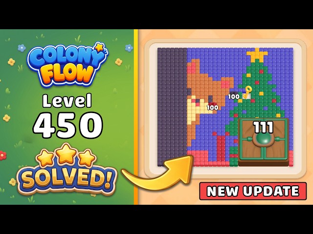 Colony Flow! Level 450 Walkthrough 🐜 | ABI GAMES Solution & Gameplay 🧩 (New Update)