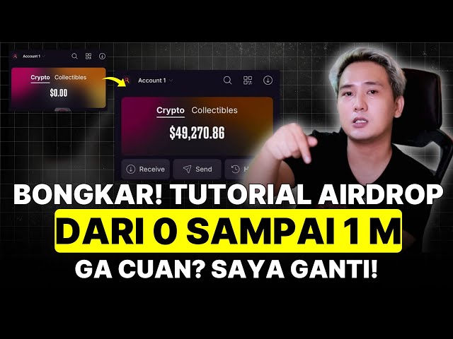 TUTORIAL BERBURU AIRDROP DARI 0-1MILYAR #UANG GRATIS DARI INTERNET