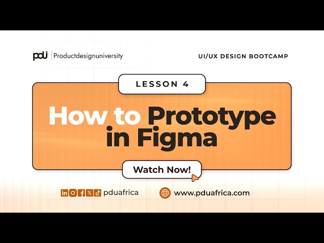 06. How to Prototype in Figma as a Complete Beginner in UI/UX Design - Lesson 5