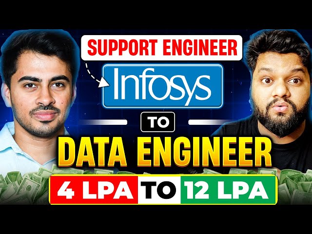 SUPPORT Engineer ➡️ DATA Engineer 💪 200% SALARY Hike | Hindi Uncut