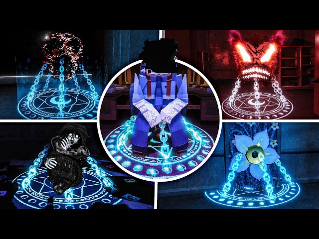 The Archives all CRUCIFIX Uses (All Entities) | DOORS: The Archives [Showcase]
