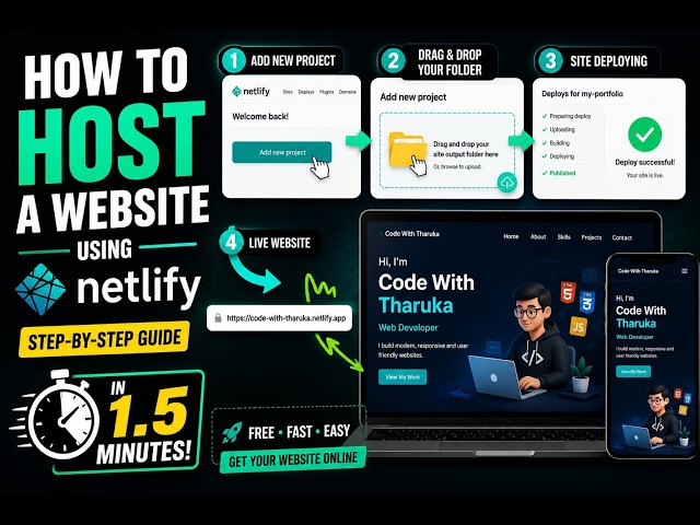 Host Your Website for FREE with Netlify