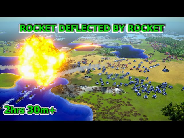Best Longest Battle I Think I've Seen - Rocket Deflects Rocket! - 2v2 - Line War