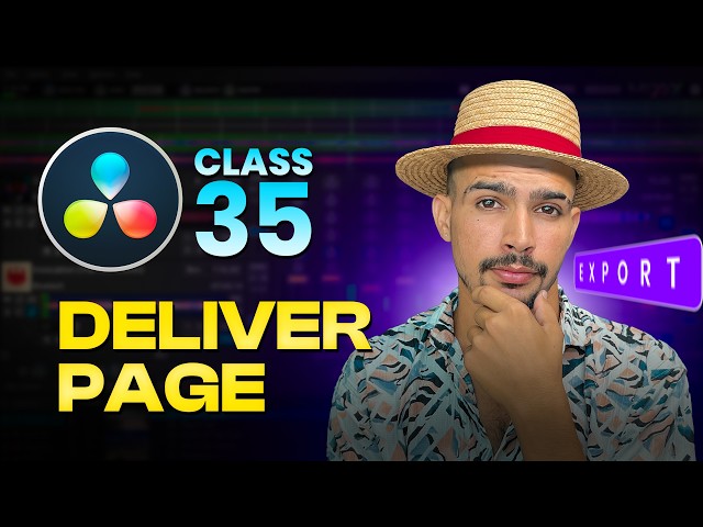 Deliver Page In Davinci Resolve Class 35 (Hindi)
